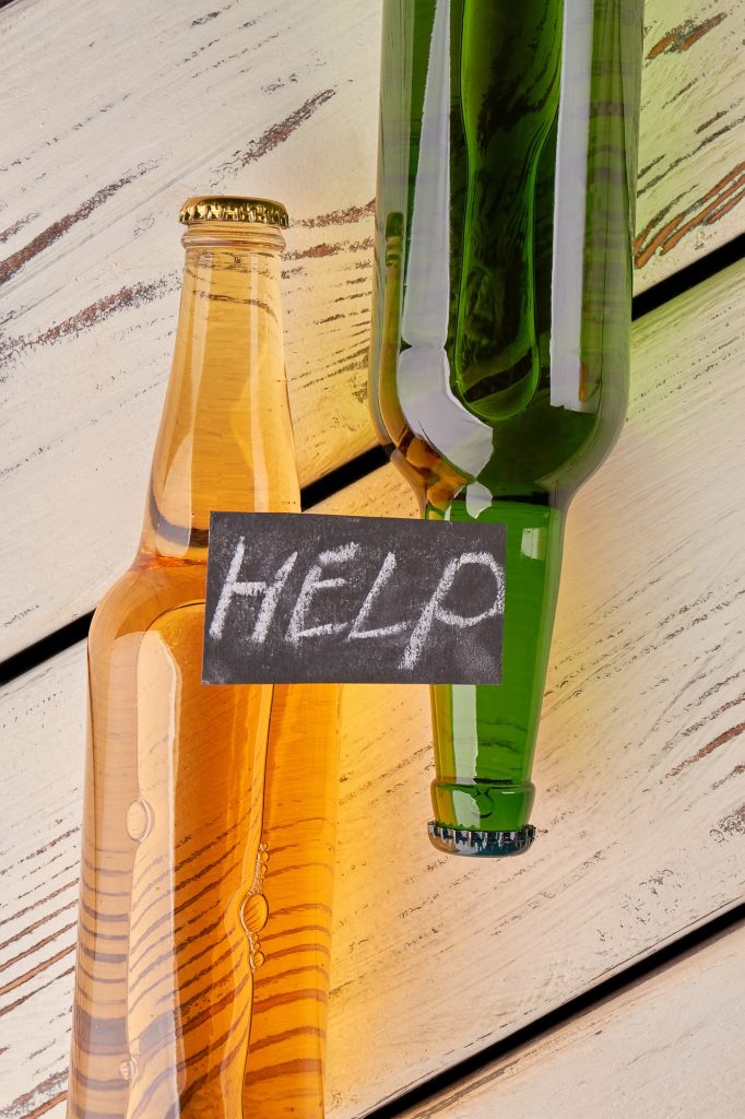 Help to defeat the alcoholism